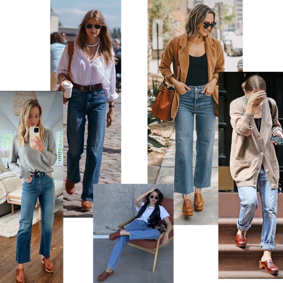 B.O.C Platform Chuncky Wedge Mule Medium Brown Buckle Clogs Slide Shoes Size 11 - Picture 4 of 16